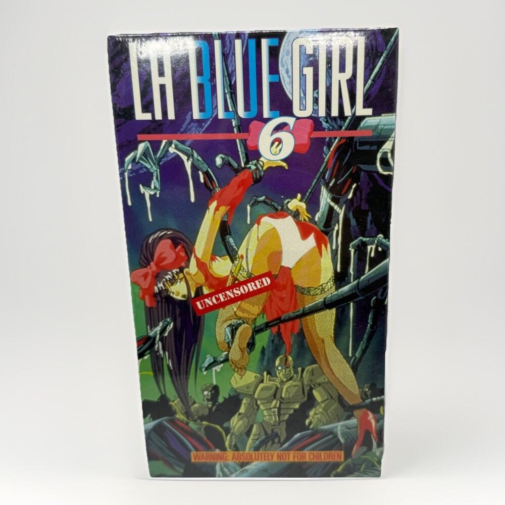 La Blue Girl Vol. 6 VHS ADV Films Anime OVA Series English Dub Rare Vintage Tape